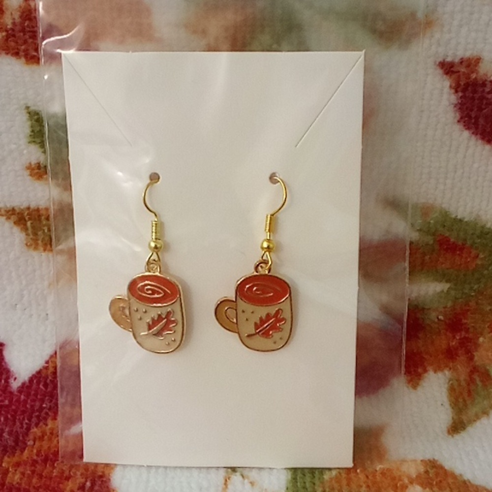 Cozy Coffee Earrings